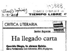 Ha llegado carta