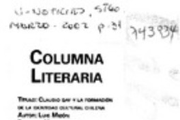 Claudio Gay y la formación de la identidad cultural chilena