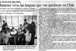 Mantener vivas las lenguas que van quedando en Chile