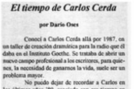 El tiempo de Carlos Cerda