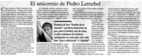 El unicornio de Pedro Lemebel