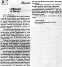 Confesiones de Matthei