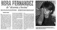 Nora Fernández de "alcurnia y bocina"