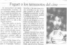 Fuguet o los terremotos del cine
