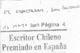 Escritor chileno premiado en España Hernán Neira ganó el premio del Salón del Libro Iberoamericano de Gijón con su novela "Ameland".