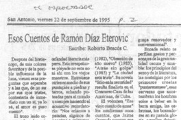 Esos cuentos de Ramón Díaz Eterovic