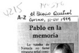 Pablo en la memoria