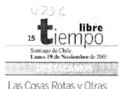 Las Cosas rotas y otras 60 odas elementales