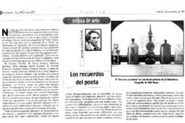 Los recuerdos del poeta