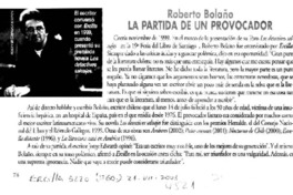 La Partida de un provocador.