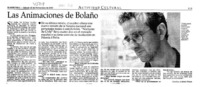Las animaciones de Bolaño : [entrevistas]