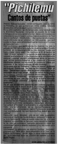 "Pichilemu Cantos de puetas"