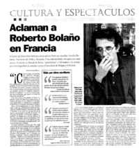 Aclaman a Roberto Bolaño en Francia