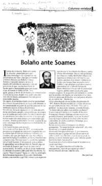 Bolaño ante Soames