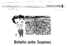 Bolaño ante Soames
