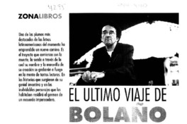 El último viaje de Bolaño