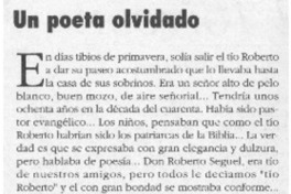 Un poeta olvidado