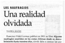 Una realidad olvidada