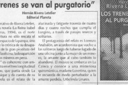 Los trenes se van al purgatorio