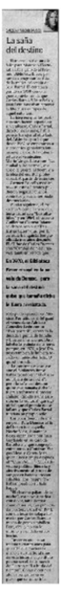 La saña del destino