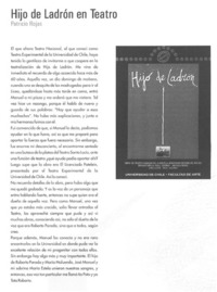 Hijo de ladrón en teatro