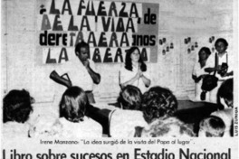 Libro sobre sucesos en Estadio Nacional