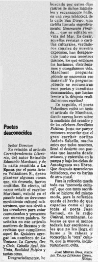 Poetas desconocidos