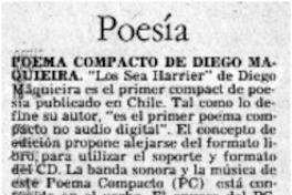 Poema compacto de Diego Maquieira