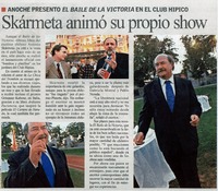 Skármeta animó su propio Show