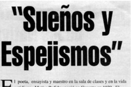 Sueños y espejismos