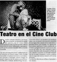 Teatro en el Cine Club