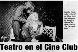 Teatro en el Cine Club