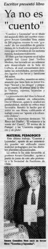 Ya no es "cuento".