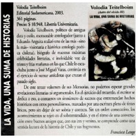 La vida, una suma de historias