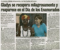 Gladys se recupera milagrosamente y reaparece en el Día de los Enamorados