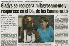 Gladys se recupera milagrosamente y reaparece en el Día de los Enamorados