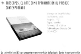 Artscapes, el arte como aproximación al paisaje contemporáneo