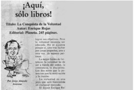 ¡Aquí sólo libros!