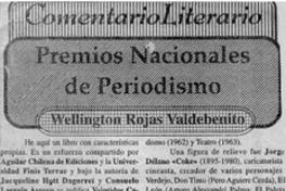 Premios Nacionales de periodismo