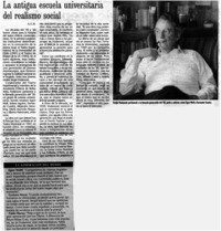 La antigua escuela universitaria del realismo social