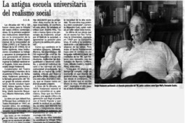 La antigua escuela universitaria del realismo social