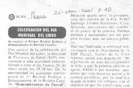 Celebración del día mundial del libro.