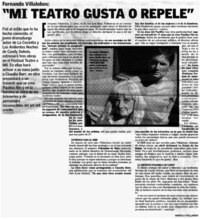 "Mi teatro gusta o repele"