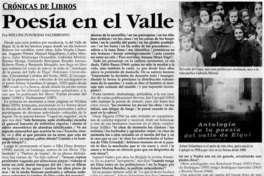 Poesía en el valle