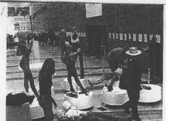 Artefactos visuales y punzantes.