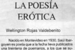 La poesía erótica