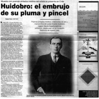 Huidobro: el embrujo de su pluma y pincel