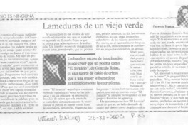 Lameduras de un viejo verde