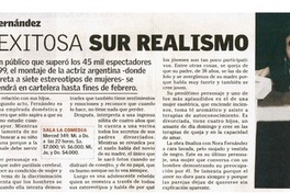Vuelve la exitosa Sur realismo