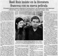 Raúl Ruiz insiste en la literatura francesa con su nueva película